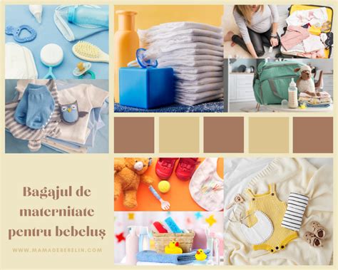 Infografic: Ce include bagajul de maternitate pentru mamă, bebeluș și acte