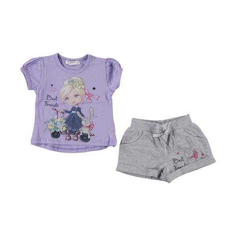 outfit bebelus vara tricou si pantaloni scurti