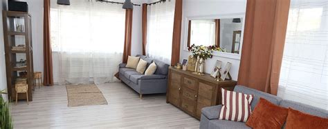 Interiorul Casei de Tip Familial - zonă de zi