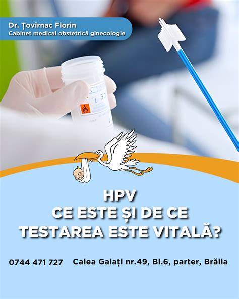 Infografic despre HPV: transmitere, tulpini, risc în sarcină