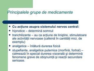 Diagrama: principalele precautii la medicamente in sarcina