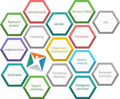 Figura: flux de lucru pentru gestionarea sarcinilor și comunicării în proiecte