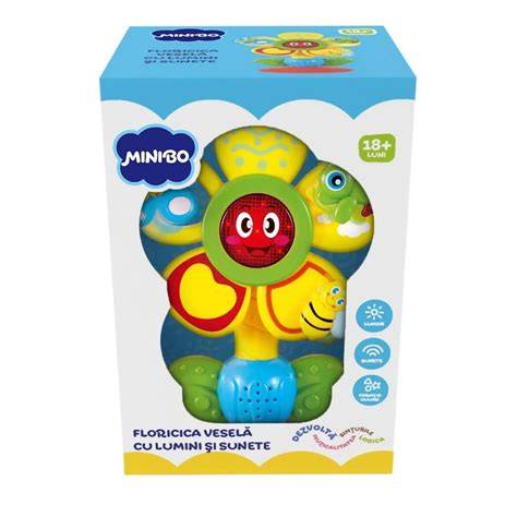 Jucărie floare interactivă în ghiveci - vizualizare