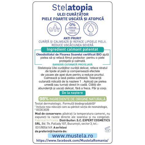 Diagrama pas cu pas pentru aplicarea Stelatopia Gel de curatare