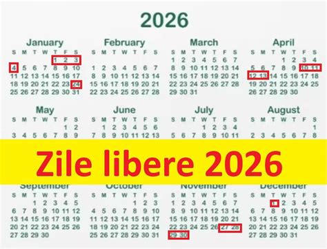 Calendar cu zilele concediului de maternitate