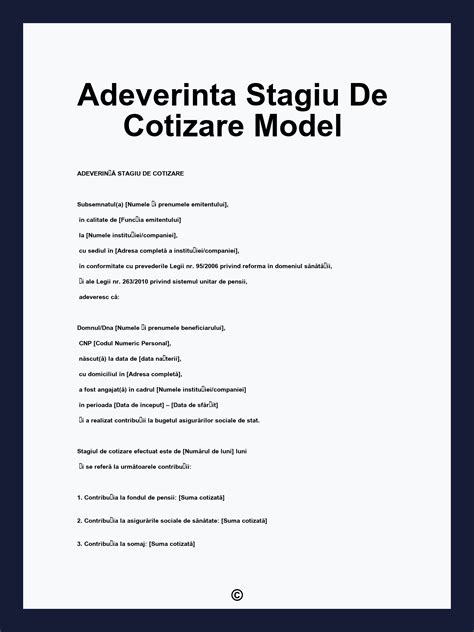 Schema calculului stagiului de cotizare