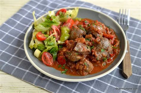 Ficat de pui cu legume