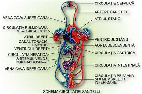 Infografic: Calea fluxului sanguin fetal și cauzele hipoxiei perinatale