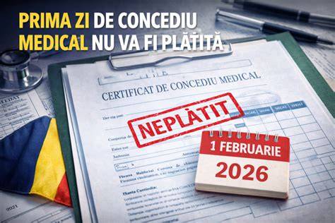 Infografic: Fluxul concediilor medicale si indemnizatii in Romania