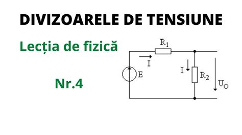 Diagrama unui divizor de tensiune inductiv