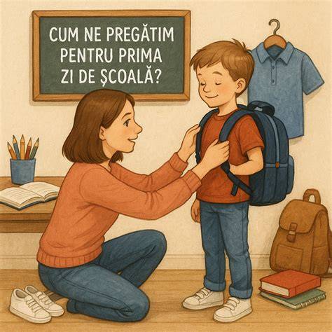 Infografic: traseul casa-școală, zone de siguranță, pași pentru prima zi