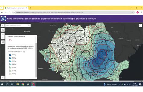 Hartă cu zonele cu risc crescut de litiază renală