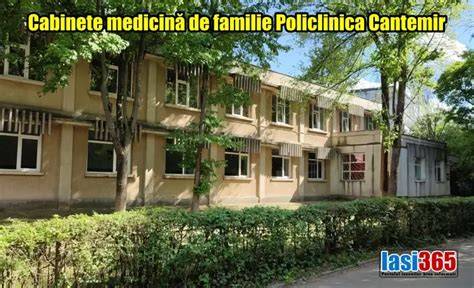 Plan al clădirii Policlinicii Cantemir cu amplasarea cabinetelor