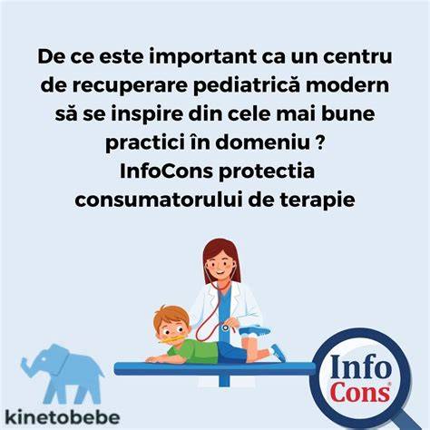 Infografic: traseu profesional și competențe în recuperare pediatrică