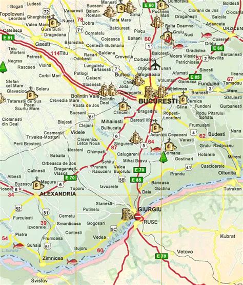 Mapa: localizarea clinicilor de ortopedie pediatrică în București și împrejurimi