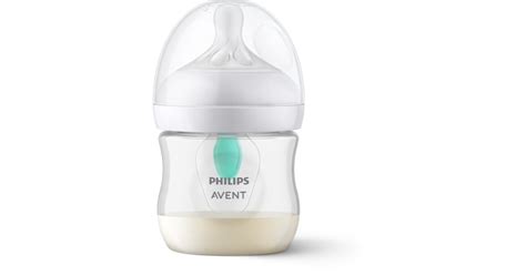 Imagine cu un biberon special conceput pentru a reduce înghițirea aerului