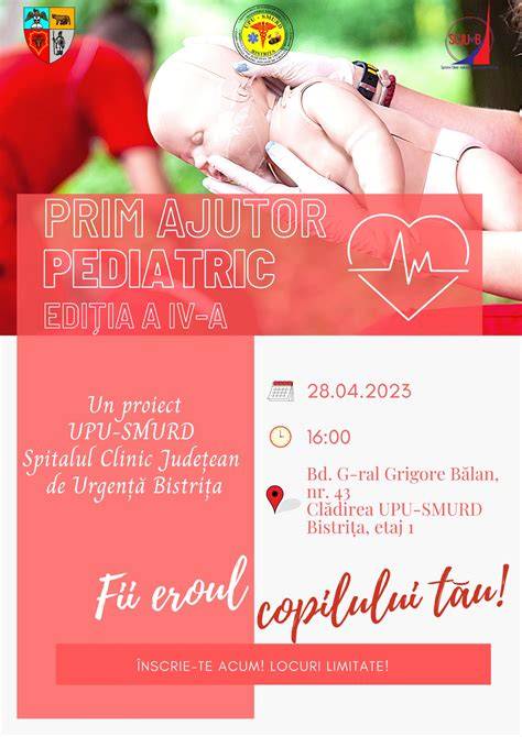Infografic: fluxul consultului pediatric si pașii de urgență