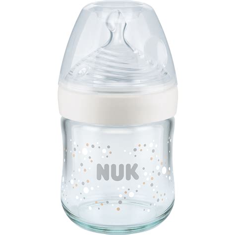 Biberon Nuk cu tetina pentru lichide groase