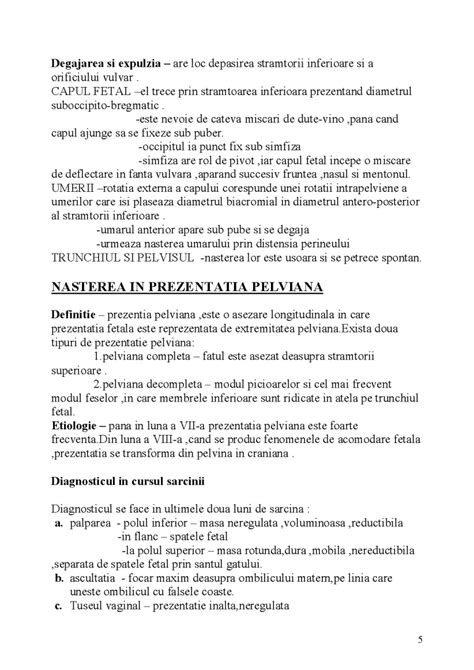 Schema: poziția cap în jos și etapele nașterii