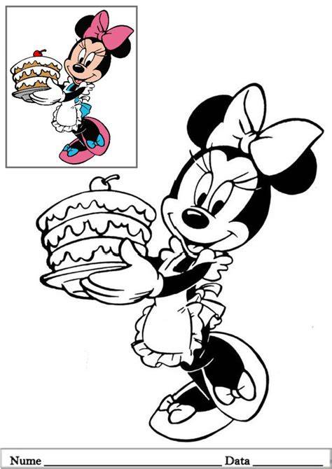 Infografic: Caracteristici ale desenelor de colorat Minnie Mouse