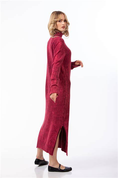 rochie tricotata din bumbac pentru gravide