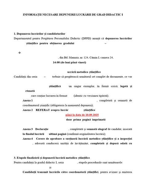Infografic: Flux proces depunere lucrare grad I