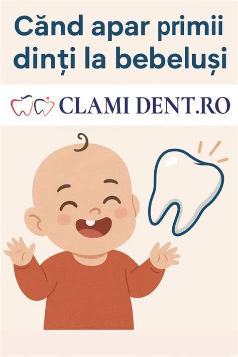 Infografic: Călătoria copilului prin stomatologie - de la primii dinți la dinții definitivi
