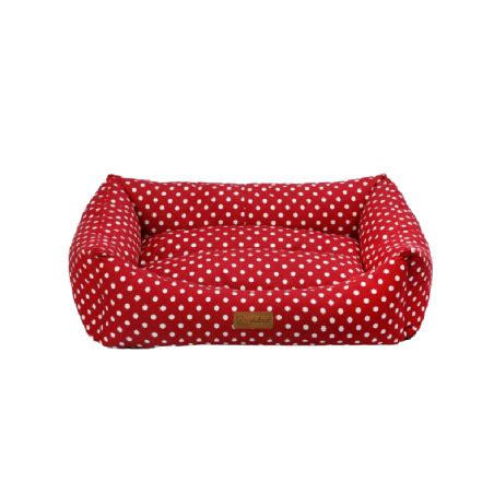 Pat 4Dog Deluxe Makaron mic - roz sau roșu, 50 x 38 x 19 cm