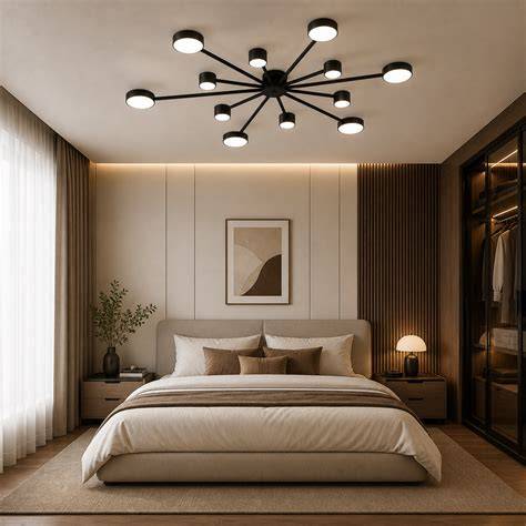 Iluminat dormitor modern