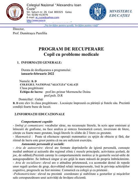 Infografic: program gradual de recuperare dupa cezariană