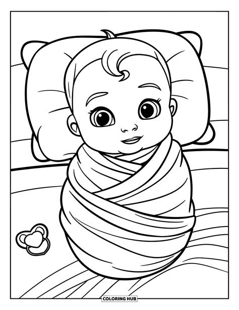 Bebeluș liniștit cu suzetă