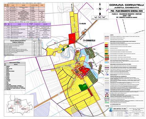 Plan general al Facilității Fundeni și zonele de secții
