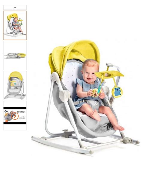 Infographic: Configuratii Chicco BabyHug - Pătuț, Balansoar, Scaun înalt