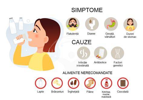 Diagrama: diferentele dintre alergie la lapte si intoleranta la lactoza