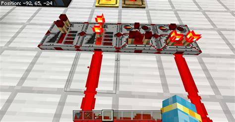 schemă redstone observator-piston-pâlnie