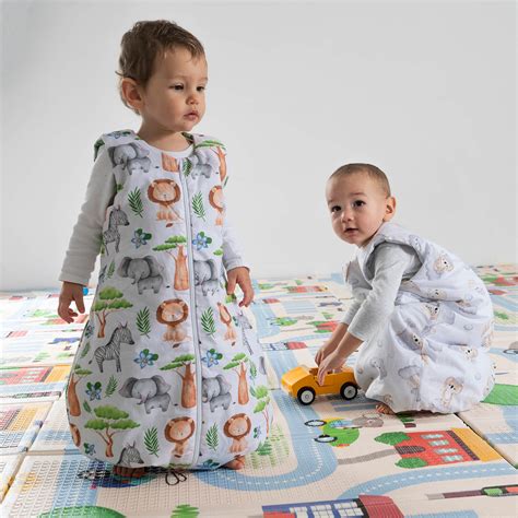 Schema cu diverse tipuri de saci de dormit pentru copii