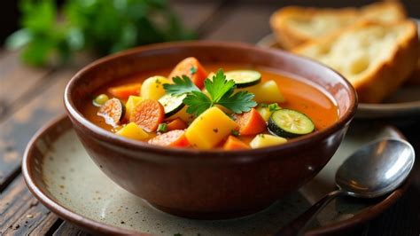 Imagine: etape pregătire supă de legume bebeluși - ingrediente, fierbere, blendare