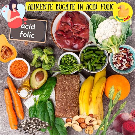 Alimente bogate în acid folic