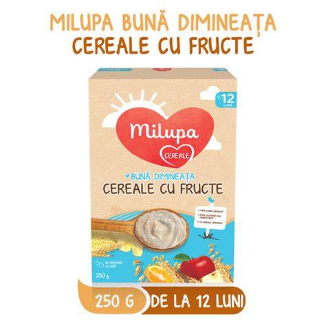 Infografic: Etapele diversificării și alegerea cereale Milupa cu PreciNutri