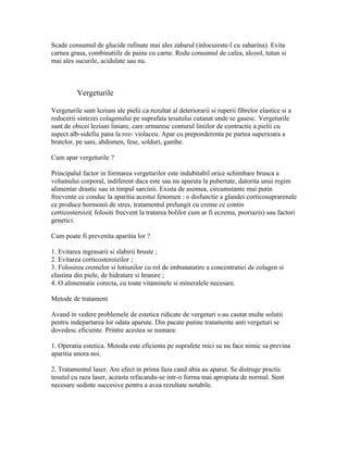 Infografic: cum functionează vergeturile si cum actionează cremele anti-vergeturi