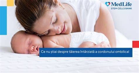 Infografic: etape de îngrijire a cordonului ombilical de la naștere la vindecare