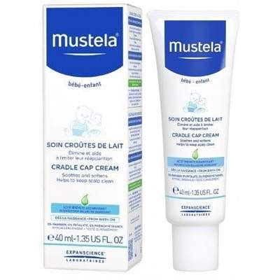 Imagine prezentare crema mustela pentru crustele de lapte