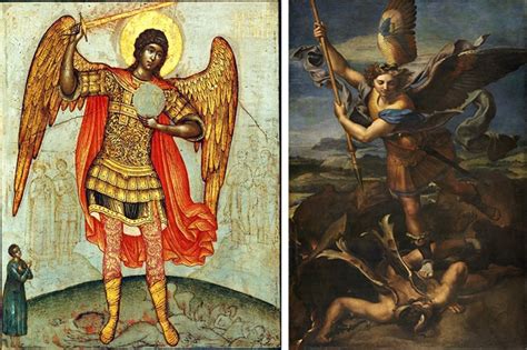 Arhanghelul Rafael vindecând un om și un animal