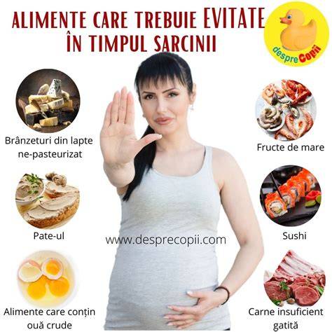 Listă cu ingrediente de evitat în timpul sarcinii