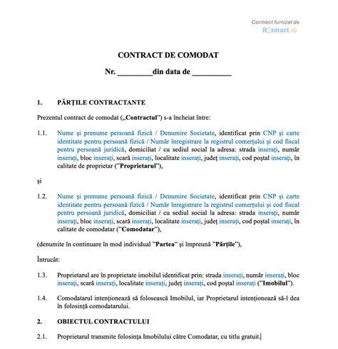 Infografic: Terminologia și părțile implicate în contractul de comodat