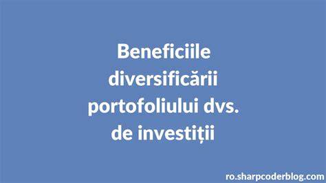 Diagrama portofoliului diversificat: clase de active