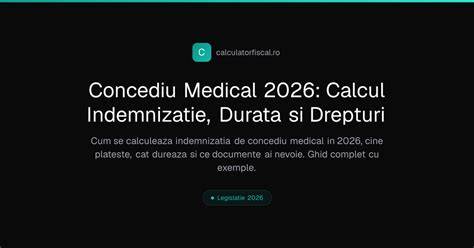 Infografic: etape concediu medical si calcul indemnizatie