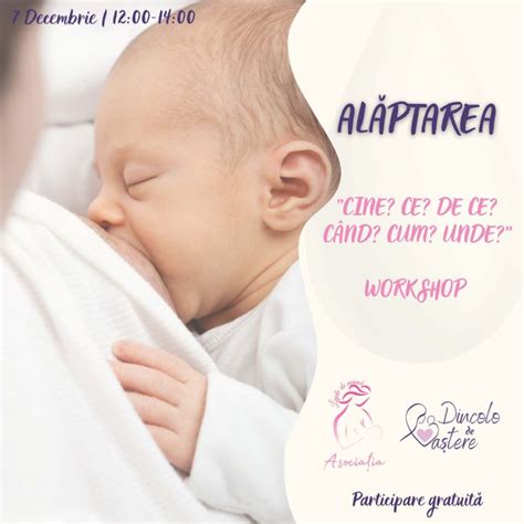 Cursuri prenatale despre alăptare