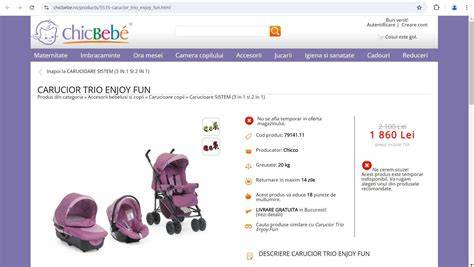 Infografic: Configuratii 3 în 1 ale Chicco Trio Enjoy