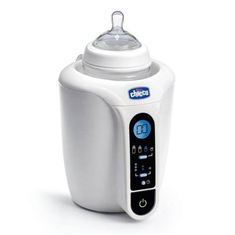 Infografic cu fluxul de folosire al Chicco Digital Bottle Warmer